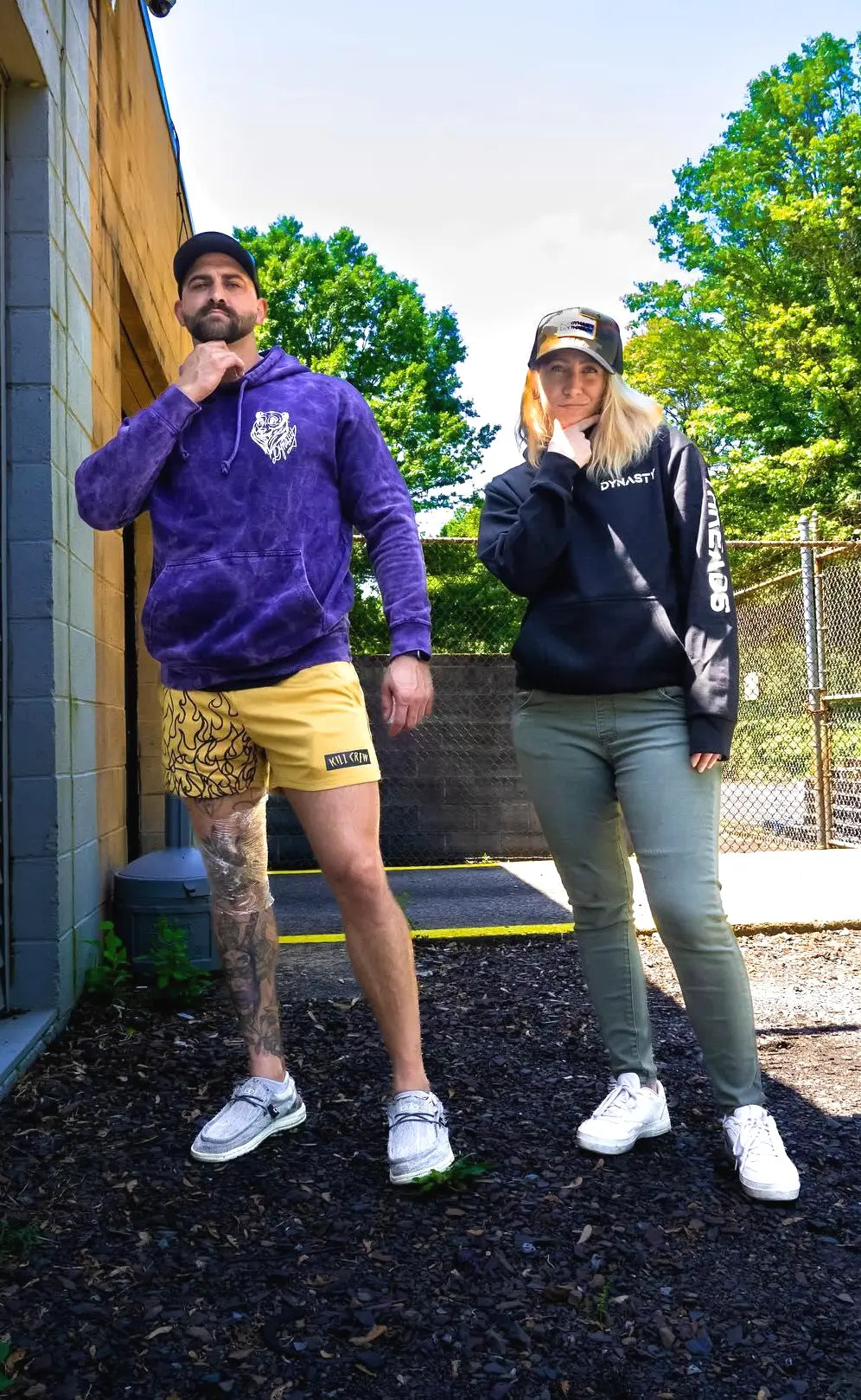 Black Future Print Hoodie