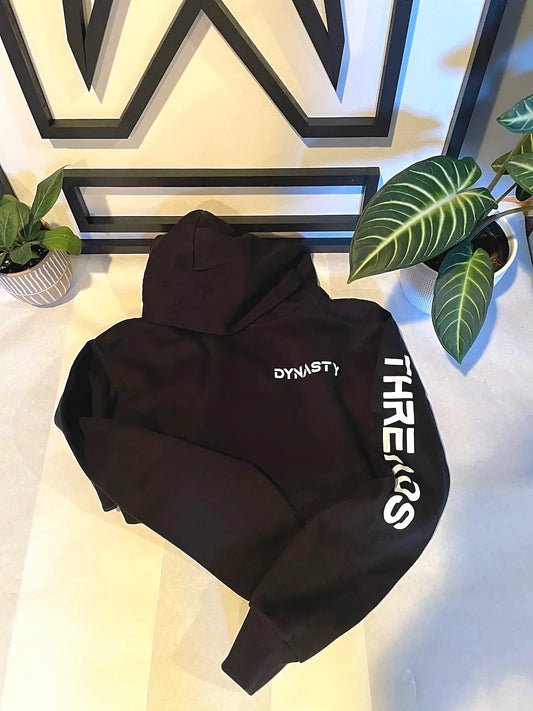 Black Future Print Hoodie