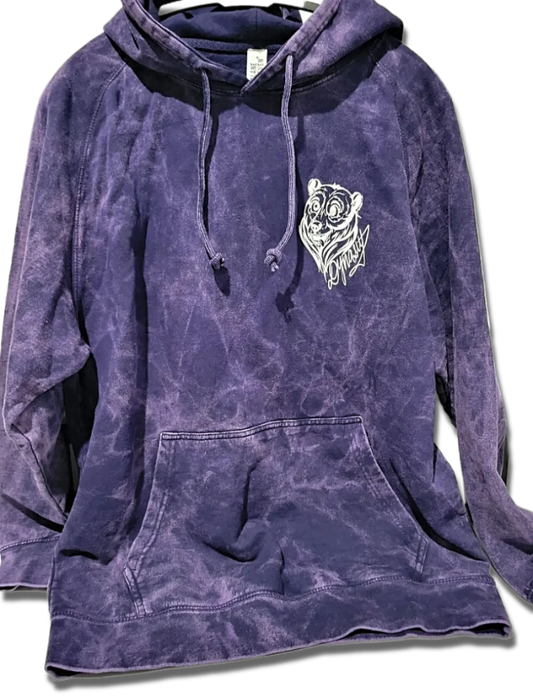 Loopy Bear Hoodie Purple Haze